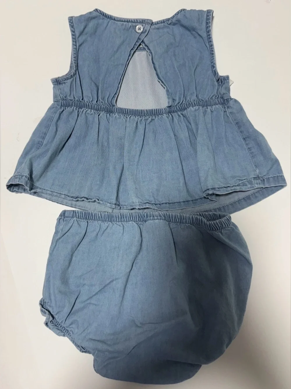 Carter’s Baby Girl 18M 4pc Outfit Bundle Linen Blend 100% Cotton Summer Sets